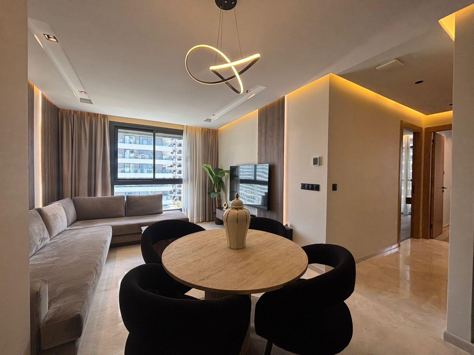 Appartement Haut Standing Meublé à Louer à Malabata – Proximité Gare TGV