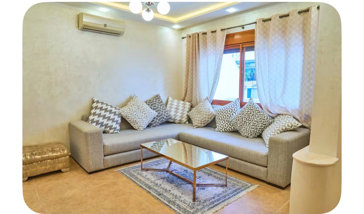 Furnished Apartment with Sea View – In the Heart of Tangier