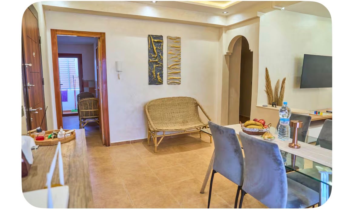 Furnished Apartment with Sea View – In the Heart of Tangier - Thumbnail 2