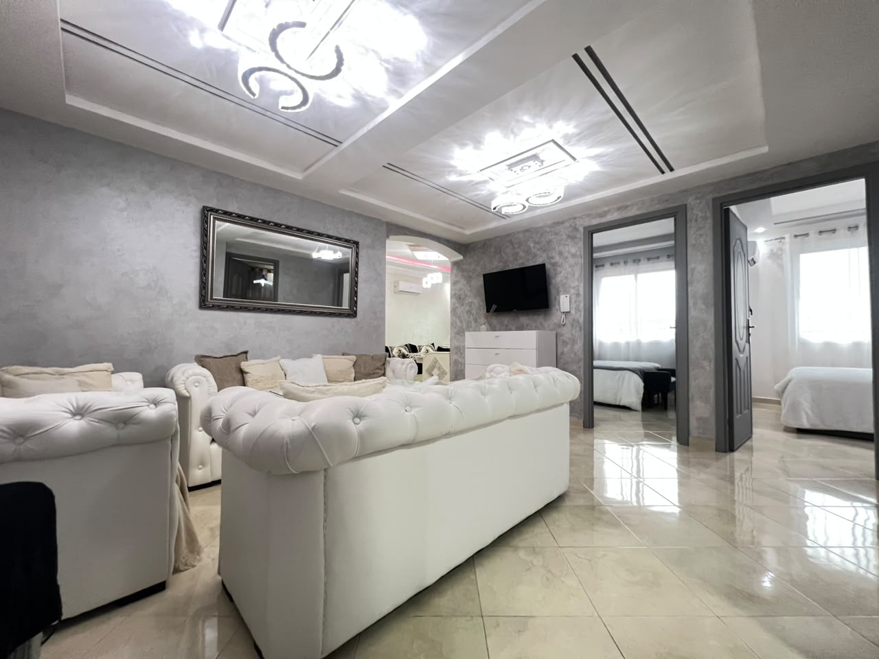 Superbe appartement entièrement meublé – Quartier Moujahidin - Miniature 2