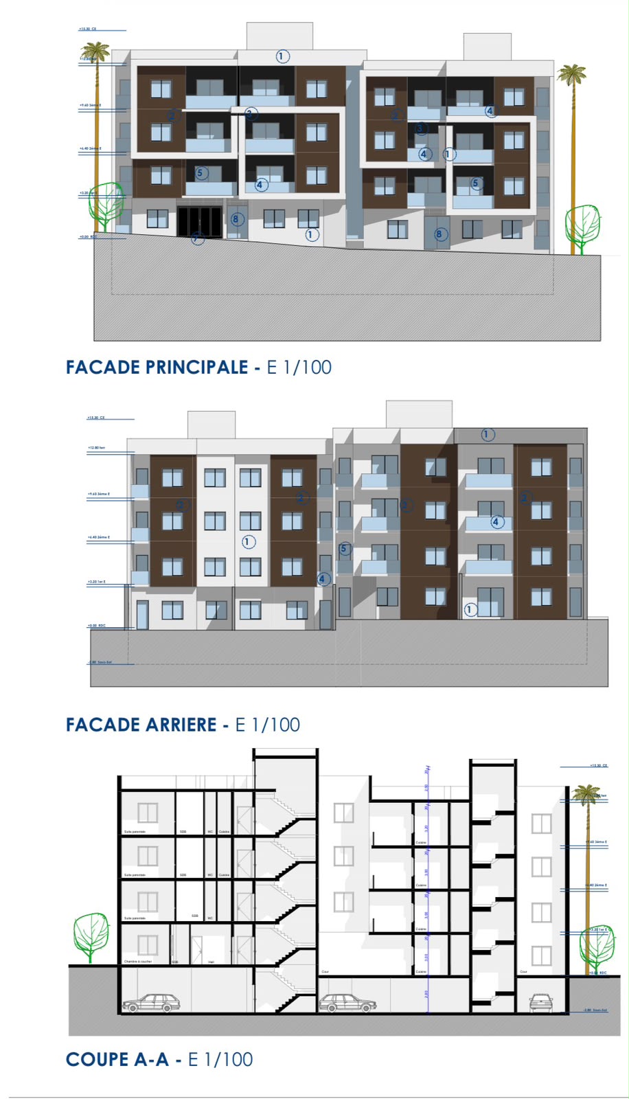 Terrain 1 000 m² avec vue Golf Royal – Moujahidine - Image 1